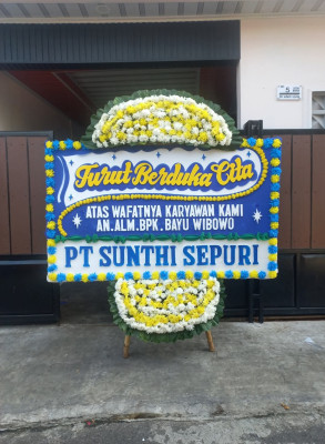 Papan Bunga Duka di Tabalong